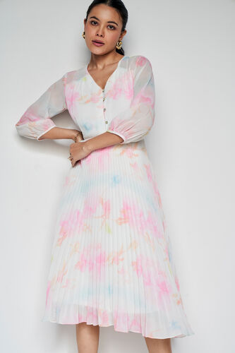 Candyfloss Pleated Dress, Pink, image 6